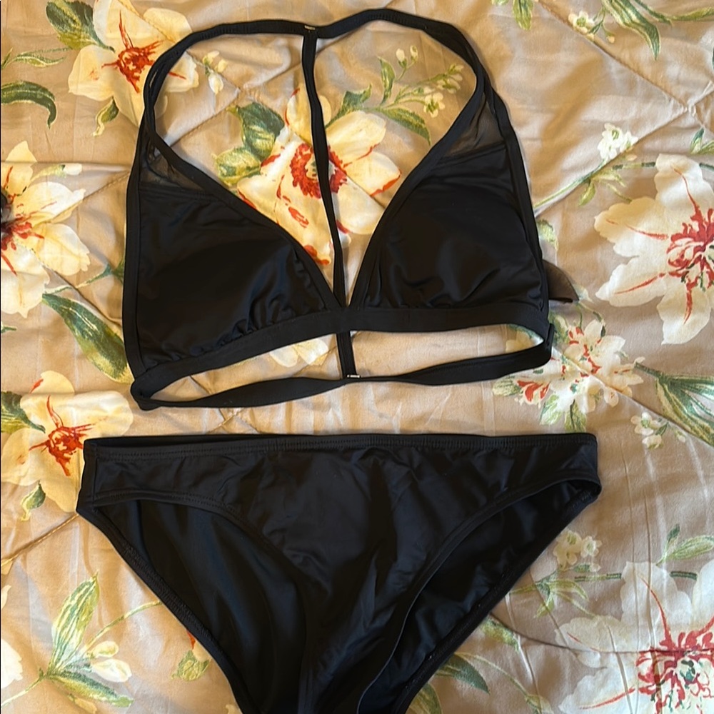 Vince camuto Black Women's Swim Bikini Set